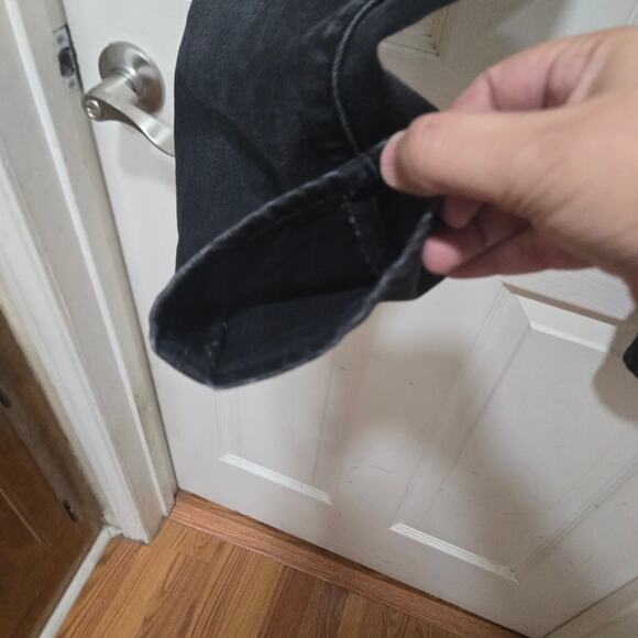 Lands’ End Black High Rise Skinny Jeans Size 8 Petite - Picture 6 of 12